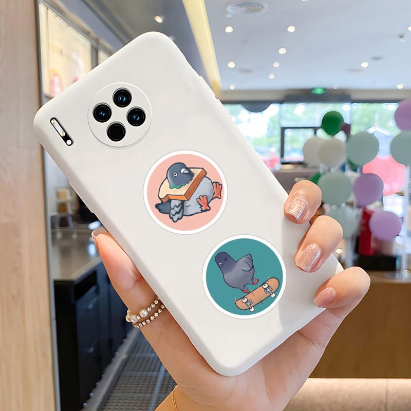 500pcs Pigeon Stickers Roll Vinyl Scrapbook Laptop Bumper Water Bottles Phone