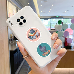 500pcs Pigeon Stickers Roll Vinyl Scrapbook Laptop Bumper Water Bottles Phone