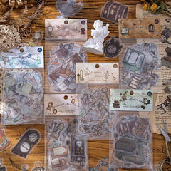 40pcs Vintage Stickers for Scrapbooking Journaling Crafts