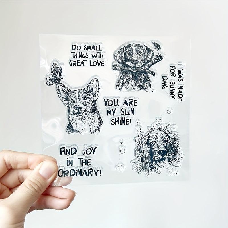 Dog DIY Scrapbook Decoration Silicone Stamp
