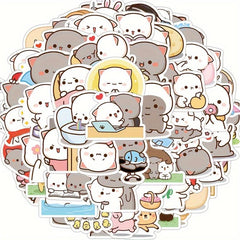 60 Cat Stickers for Laptop Phone Luggage Skateboard Scrapbook Water Cup