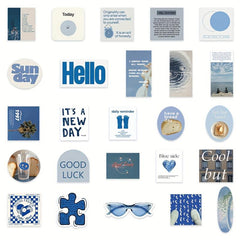 57 Waterproof Stickers for Phone Laptop Cup Skateboard