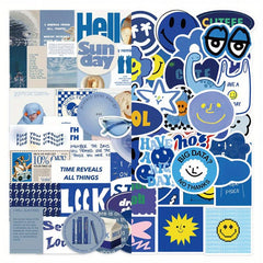 57 Waterproof Stickers for Phone Laptop Cup Skateboard