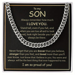 To My Son Gift - Son Keepsake From Mom/Dad - Graduation/Birthday/Christmas