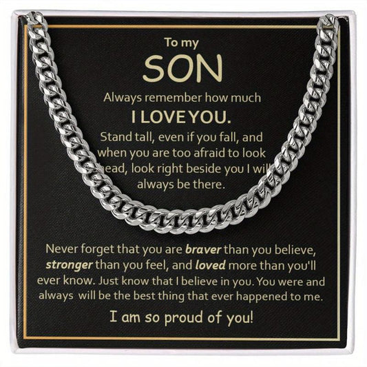 To My Son Gift - Son Keepsake From Mom/Dad - Graduation/Birthday/Christmas