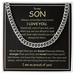 To My Son Gift - Son Keepsake From Mom/Dad - Graduation/Birthday/Christmas