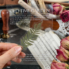 40pcs Memory Garden Series Material Stickers for Scrapbooking and Crafts