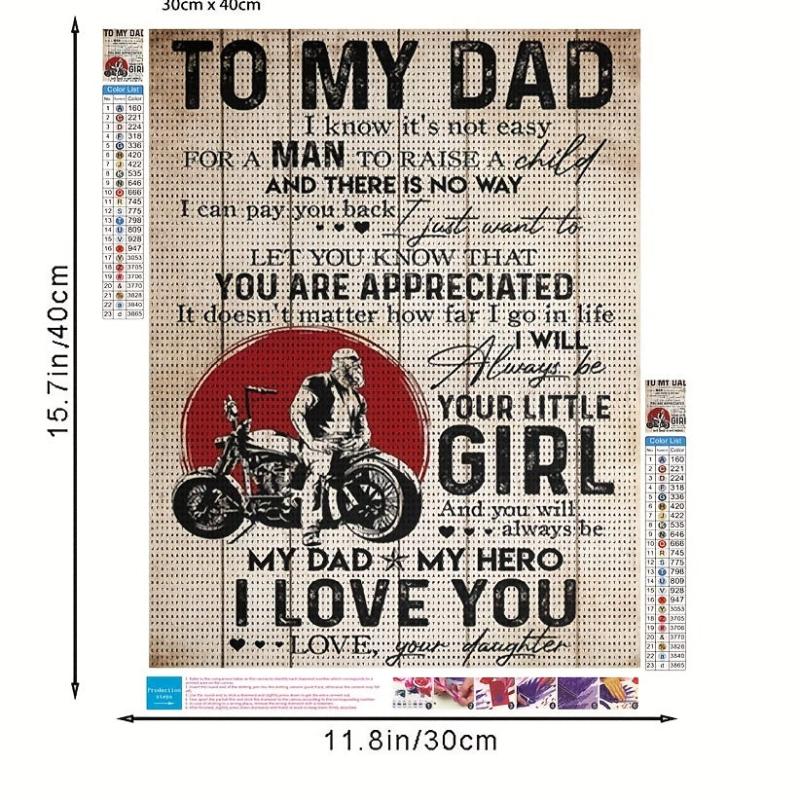 Love Reminder For Dad Diamond Painting Set