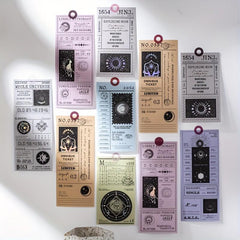 50pcs Vintage Stationery Paper Card DIY Collage Background Material