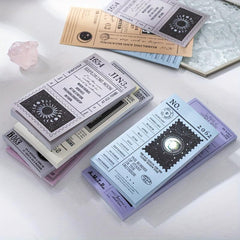 50pcs Vintage Stationery Paper Card DIY Collage Background Material