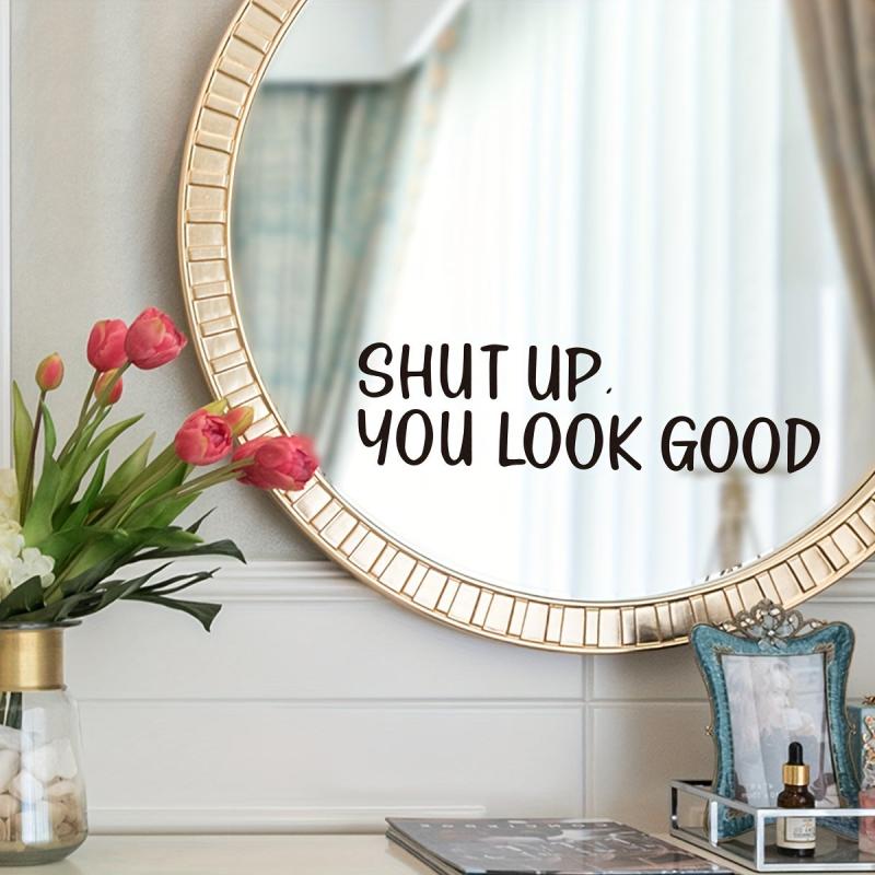 Creative Slogan Wall Sticker Self Adhesive Decal