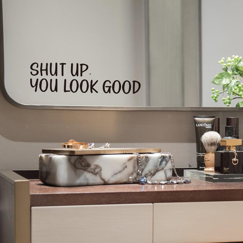Creative Slogan Wall Sticker Self Adhesive Decal