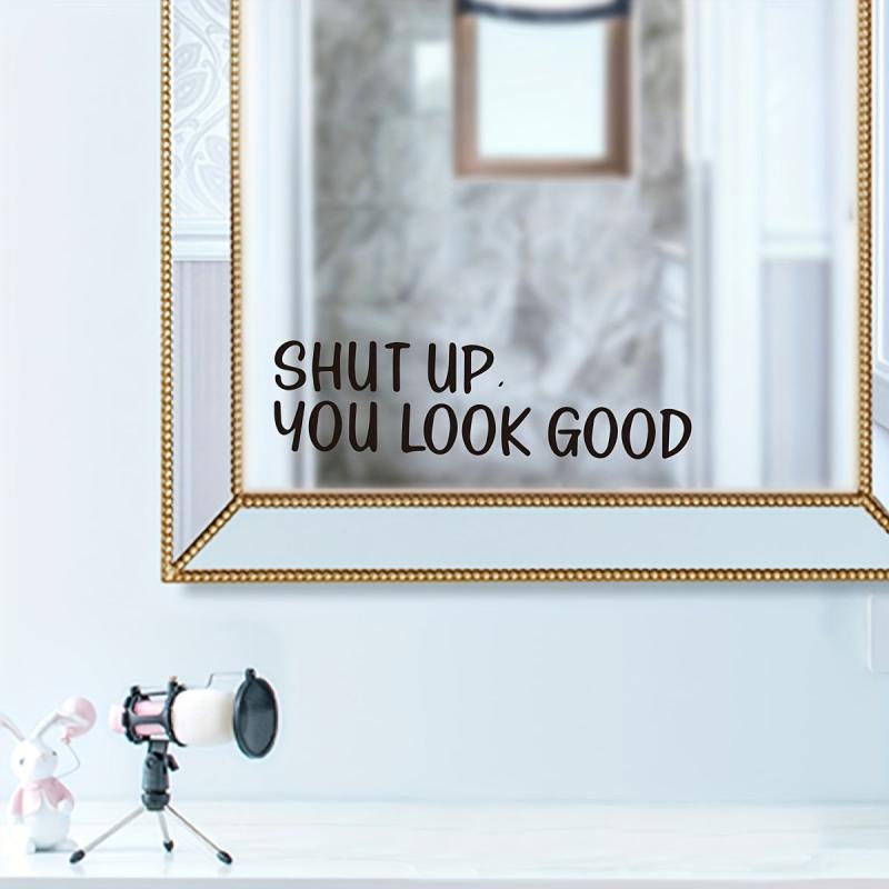 Creative Slogan Wall Sticker Self Adhesive Decal