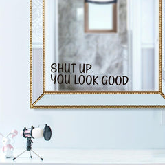 Creative Slogan Wall Sticker Self Adhesive Decal