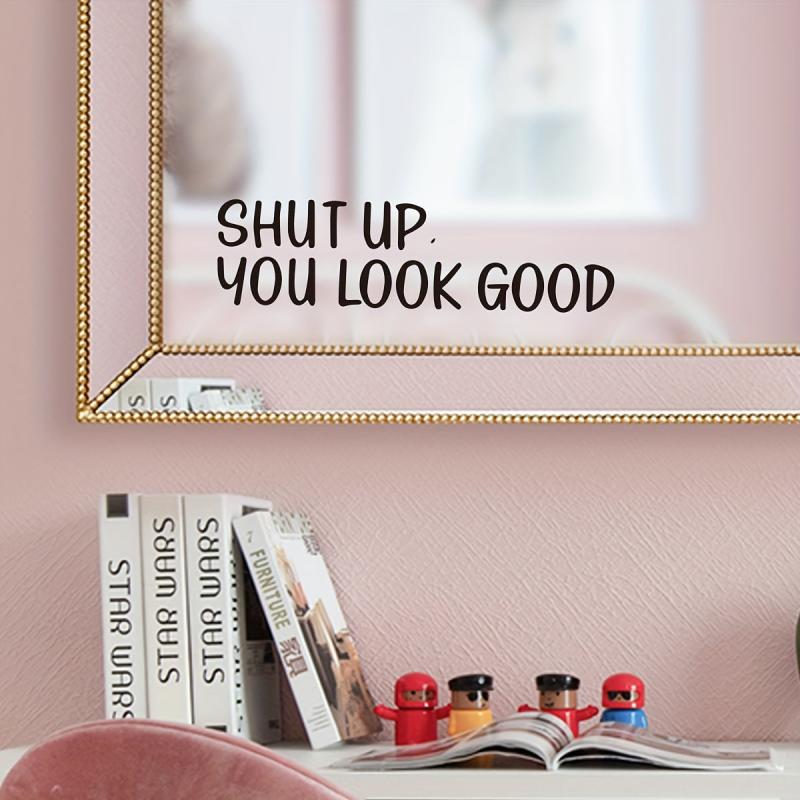 Creative Slogan Wall Sticker Self Adhesive Decal