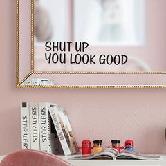 Creative Slogan Wall Sticker Self Adhesive Decal