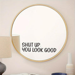 Creative Slogan Wall Sticker Self Adhesive Decal