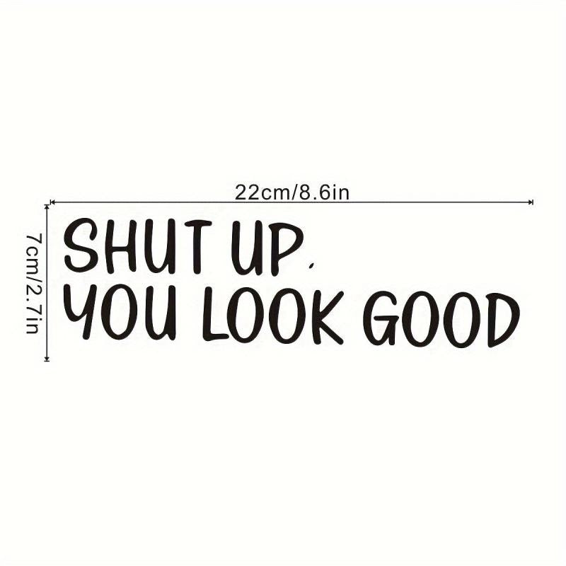 Creative Slogan Wall Sticker Self Adhesive Decal