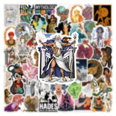 Greek Mythology Stickers Pack for Water Bottle Laptop - Waterproof Vinyl Decals