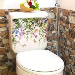 Butterfly Wall Sticker Toilet Decoration Self-Adhesive
