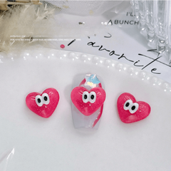 10pcs Cartoon Lightning Cloud Nail Rhinestones Gems Glitter Nail Art Jewelry