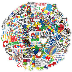 50pcs Funny Cartoon Waterproof Stickers for Water Bottle Laptop Phone Skateboard