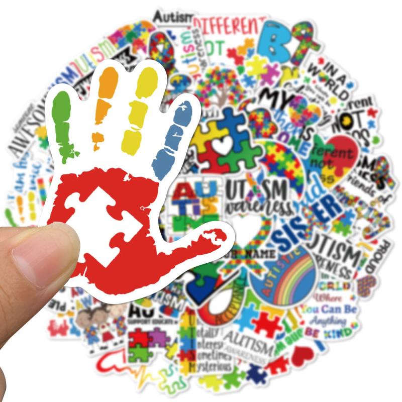 50pcs Funny Cartoon Waterproof Stickers for Water Bottle Laptop Phone Skateboard