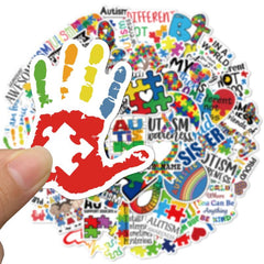 50pcs Funny Cartoon Waterproof Stickers for Water Bottle Laptop Phone Skateboard