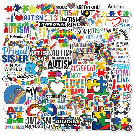 50pcs Funny Cartoon Waterproof Stickers for Water Bottle Laptop Phone Skateboard