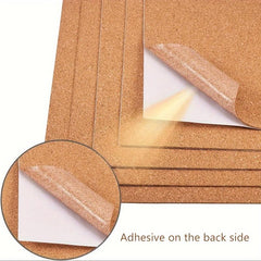 Self-Adhesive Cork Sheets 1mm Thick A4 - Set of 2
