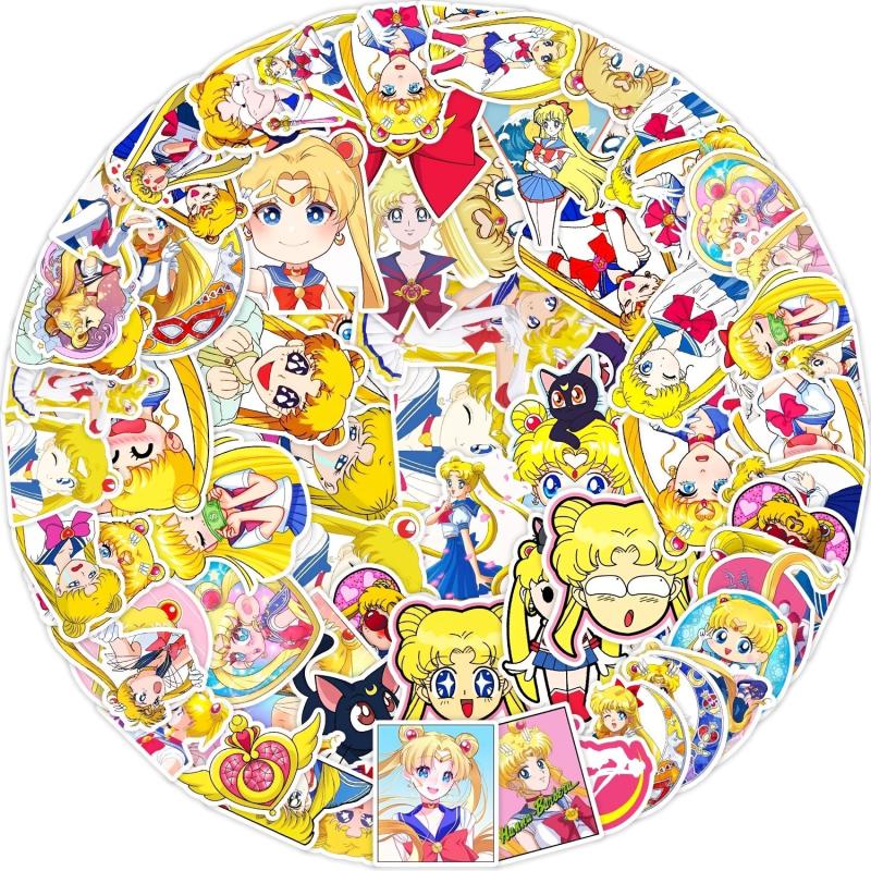 50pcs Girl Doodle Waterproof Sticker DIY Creative Toy