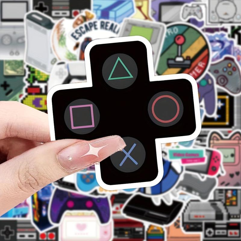 51pcs Game Console Series Stickers Laptop Water Bottle Computer Mobile Phone