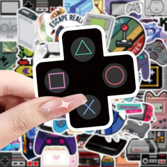 51pcs Game Console Series Stickers Laptop Water Bottle Computer Mobile Phone