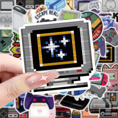 51pcs Game Console Series Stickers Laptop Water Bottle Computer Mobile Phone