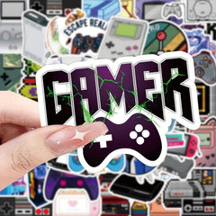 51pcs Game Console Series Stickers Laptop Water Bottle Computer Mobile Phone