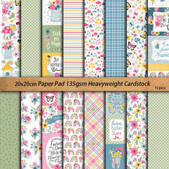 15pcs Retro Fairy Tale Garden Paper Journal for DIY Gift