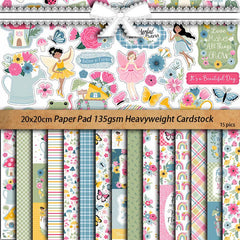15pcs Retro Fairy Tale Garden Paper Journal for DIY Gift