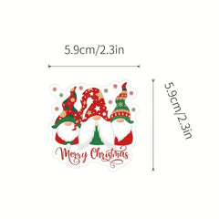 108 Christmas Gnome Waterproof Vinyl Stickers Pack for Water Bottle Laptop Phone