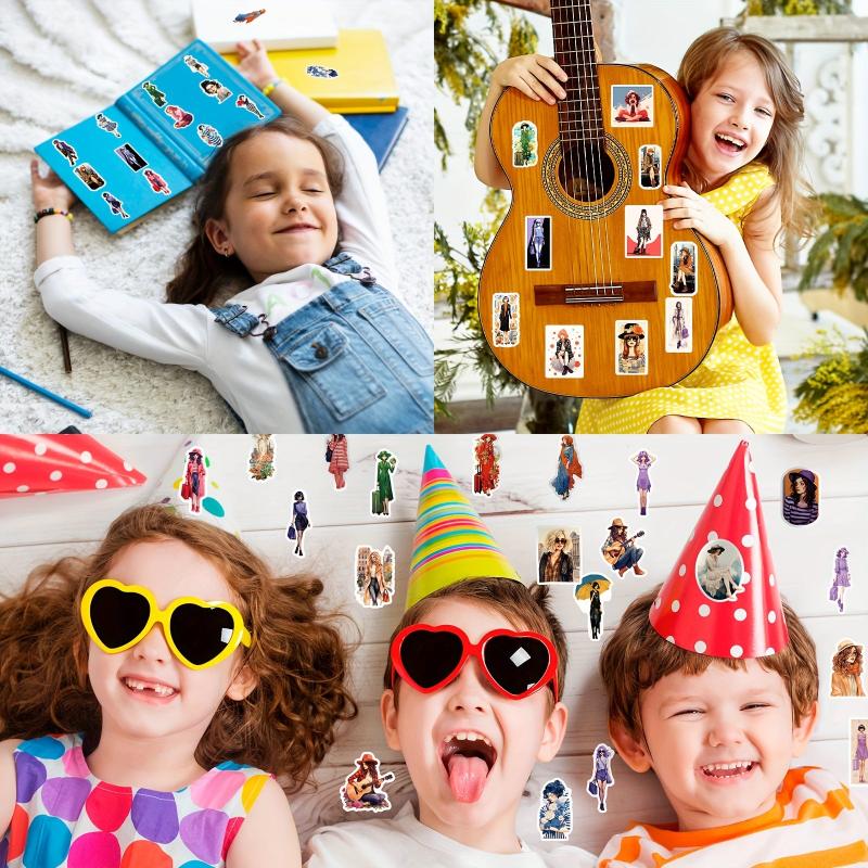 50pcs Modern Girl Stickers Outfit Waterproof Vinyl DIY Decals