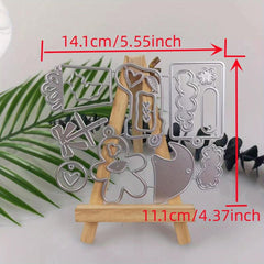 Christmas Metal Cutting Dies & Stamp Set for Scrapbook DIY