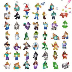 Cartoon Characters Diamond Painting Kit for Kids