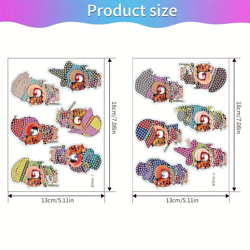 Cartoon Characters Diamond Painting Kit for Kids