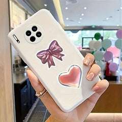 63pcs Bright Pink Silvery Waterproof Stickers for Decoration
