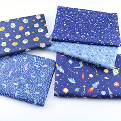 8 Piece 100 Cotton Fat Pack Quilted Sewing Craft DIY Making Supplies