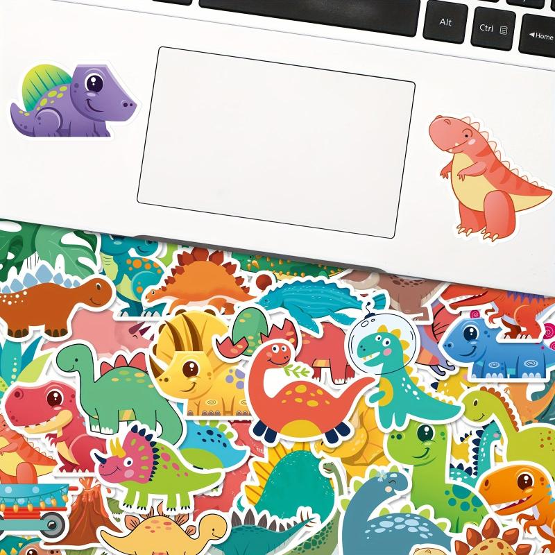 50pcs Doodle T-Rex Series Stickers For Luggage Laptop Car