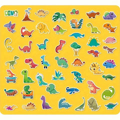 50pcs Doodle T-Rex Series Stickers For Luggage Laptop Car