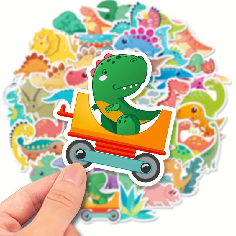 50pcs Doodle T-Rex Series Stickers For Luggage Laptop Car