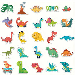 50pcs Doodle T-Rex Series Stickers For Luggage Laptop Car