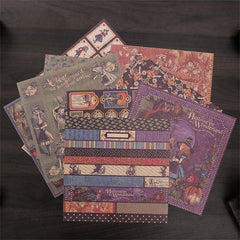 10 Sheets Alice Halloween Stickers for DIY Crafts & Journals