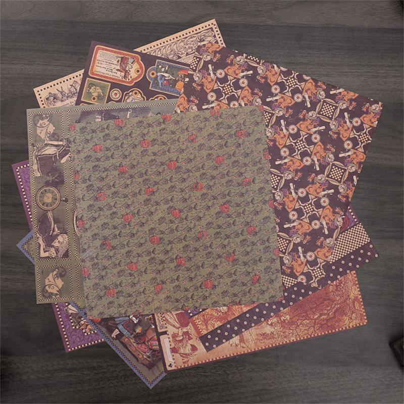 10 Sheets Alice Halloween Stickers for DIY Crafts & Journals